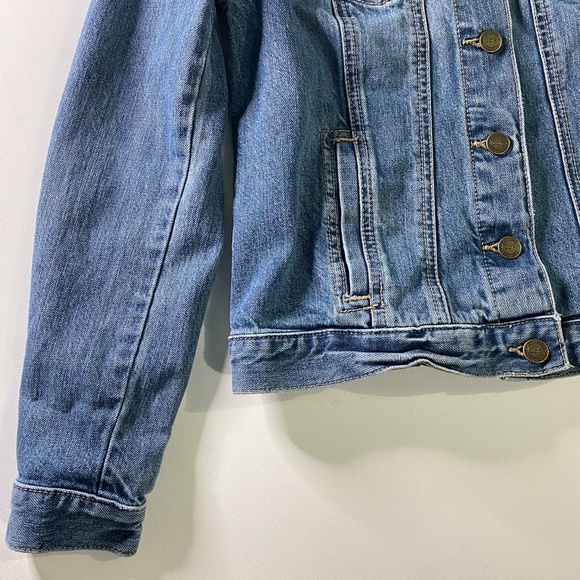 Ann Taylor Loft Made & Loved Denim Blue Jean Jacket XS - Picture 4 of 8